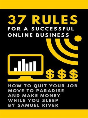 cover image of 37 Rules for a Successful Online Business